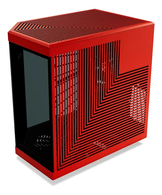 Chasis Atx Hyte Y70 Touch Infinite Rojo / Negro Rojo/negro