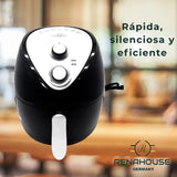 Air Fryer Renahouse Capacidad 4.5 Litros Negro Freidora