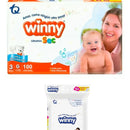 Winny 3 X 100 + 324 Pañitos