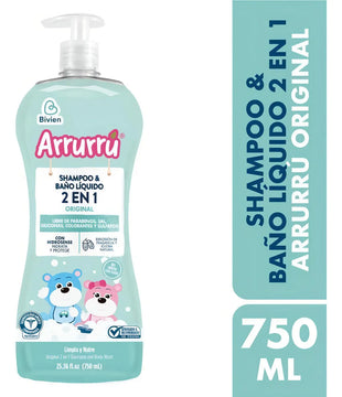 Shampoo & Baño Líquido Arrurrú - mL a $36