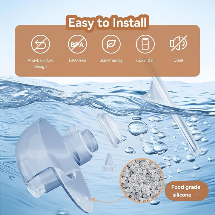 Extractor De Leche Manos Libres Portatil My-375 Succion Fu