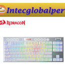 Teclado Gamer Inalámbrico Redragon Horus K621w Tkl Blanc Rgb Idioma Español Latinoamérica Color Del Teclado Blanco