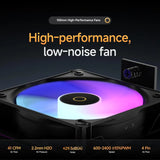 Disipador Ocypus Gamma A40 Bk Argb 2400 Rpm Amd Intel Negro