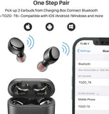 Tozo T6 True Auriculares Inalambricos Auriculares Bluetooth Color Negro