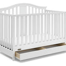 Cuna Convertible 4 En 1 Color Blanco Con Gaveta