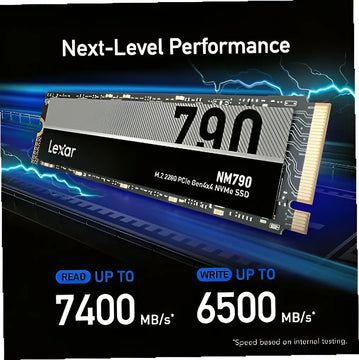 Lexar Nm790 Ssd 1tb Pcie Gen4 Nvme M.2 2280 Unidad Interna