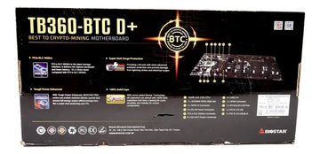 Placa Motherboard Biostar Tb360-btc D+ Lga1151 Criptomonedas Negro