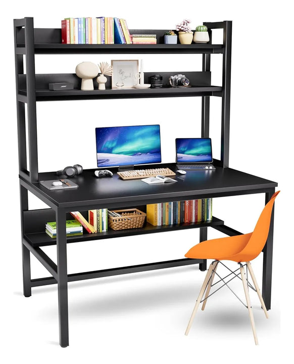 Escritorio Para Computadora Con Gabinete Y Estanterías