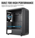 Gabinete Gamer Aerocool Beam 4 Ventiladores Argb Rgb