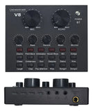 Interfaz Mezclador De Audio Externo Usb Tarjeta De Sonido V8