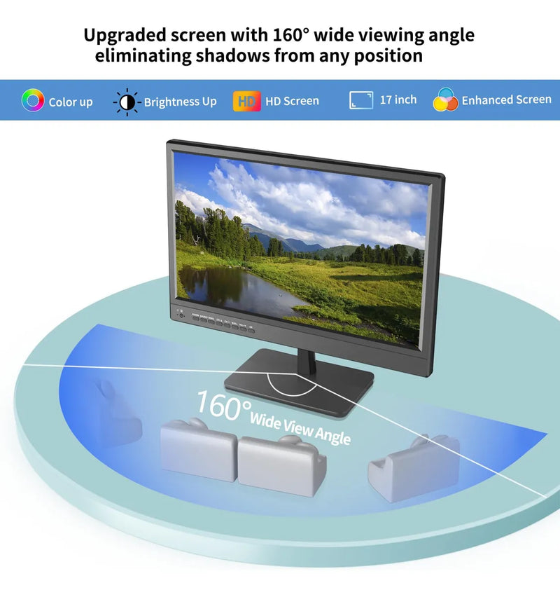 Tv De 17 Pulgadas Pantalla Plana Sintonizador Digital Hdmi U