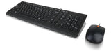 Combo De Teclado Y Mouse Usb Lenovo 300 Español La (171) Teclado Negro