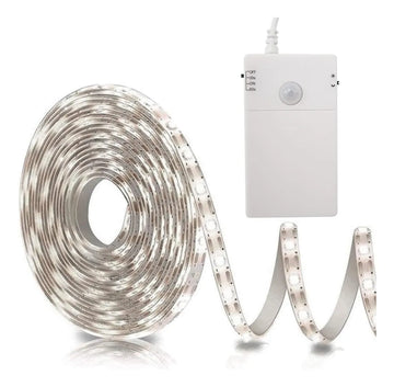 Cinta Led Tira De Luz Con Sensor De Movimiento 2m Usb Amarillo