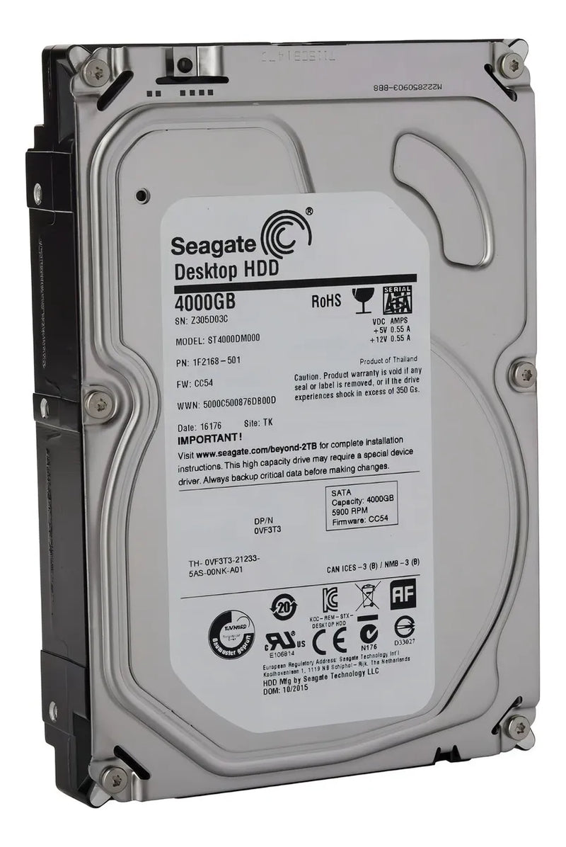 Disco duro interno Seagate Desktop HDD ST4000DM000 4TB