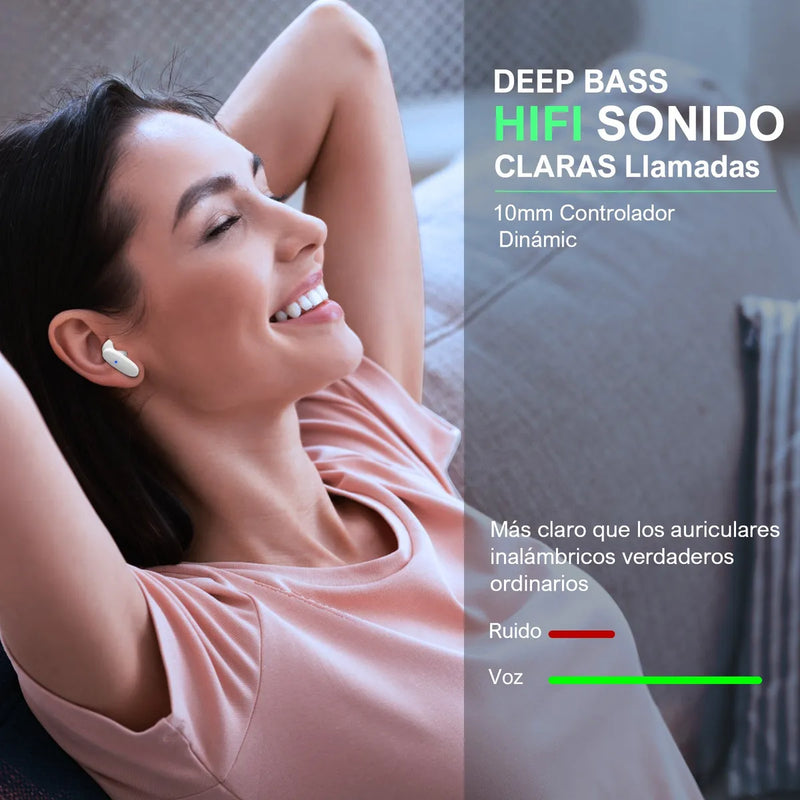 Audífonos In-ear 1hora Bluetooth Auriculares Aut205 Blanco