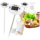 Termometro Cocina Digital Pincha Carne Liquidos Gastronomia Color Blanco Y Gris