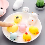 10 Muñequitos Animalitos Mini Anti Stress Ansiedad Squishy