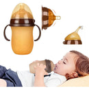 Tetero Biberon Silicona Simulador Pecho Bebes 150ml Caqui 150 Ml