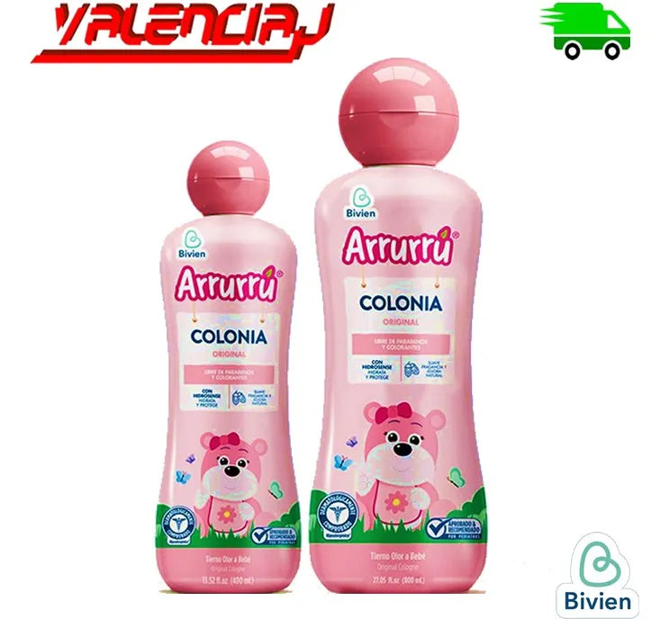 Colonia Bebe Arrurú Original 400+800ml Rosa