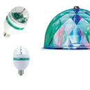 Bombillo Rotativo De Colores Bola Navideña Giratoria Luces
