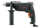 Taladro Percutor Eléctrico 1/2 Industrial Combo Truper Gris 60