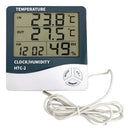 Termómetro Higrometro Digital Sonda Htc-2 Termohigrometro Blanco