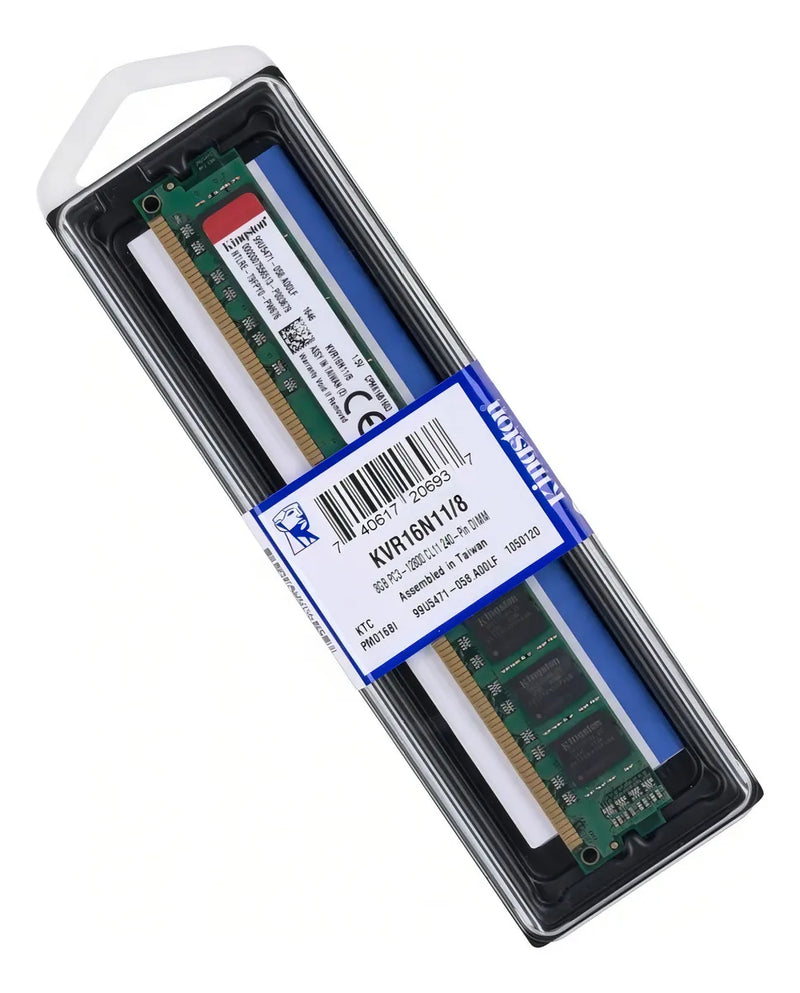 Memoria RAM ValueRAM color verde 8GB Kingston KVR16N11/8