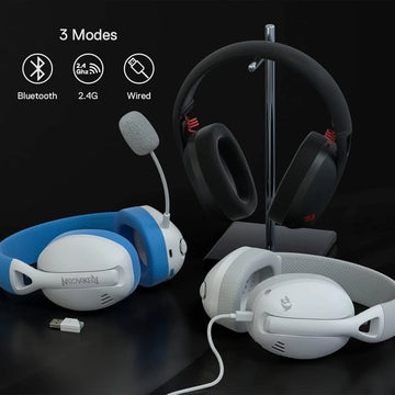Auriculares Audifonos Inalambricos 2.4 Bt Redragon Ire Pro H Negro