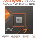 Procesador Amd Ryzen 7 8700g 5.3 Ghz Am5 1