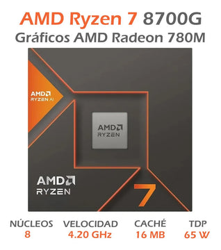 Procesador Amd Ryzen 7 8700g 5.3 Ghz Am5 1