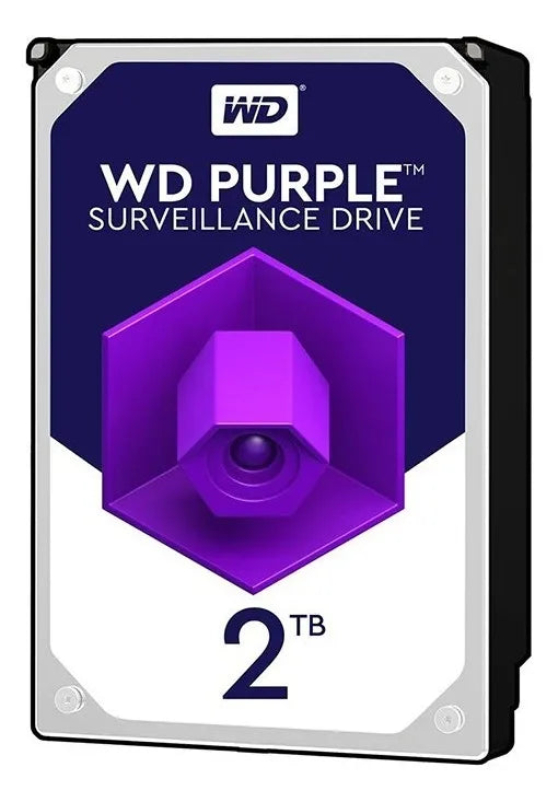 Disco duro interno Western Digital WD Purple WD20PURZ 2TB púrpura