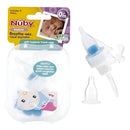 Nuby Aspirador Nasal Asistido Con Boquilla Y Filtro Color Transparente