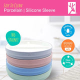 Platos Divididos De Porcelana Para Niños 17 Cm Antideslizant