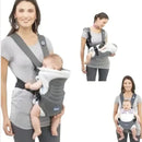 Cargador Canguro Chicco Acolchado Cómodo Color Gris Rayas Talla L
