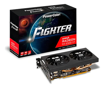 Placa De Video Radeon Rx 6500 Xt 8gb Power Color Fighter Oc