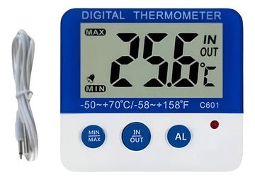 Termómetro Nevera Digital Imán Refrigeración In/out Alarma