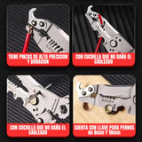 Alicate Multiherramienta Electricista Plegable Multiusos18-1 - Negro