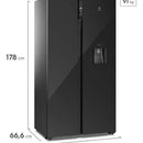 Nevecón Electrolux No Frost 522l Inverter Negro Ersb54n3wxb