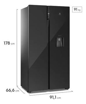 Nevecón Electrolux No Frost 522l Inverter Negro Ersb54n3wxb