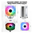 Disipador Thermalright Assassin Spirit 120 Vision Argb White