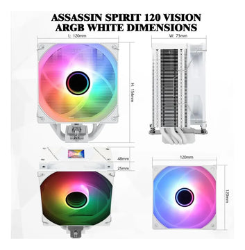Disipador Thermalright Assassin Spirit 120 Vision Argb White