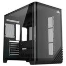 Gabinete Gamer Iceberg Wave L Vidrio Curvo 7 Ventiladores Negro