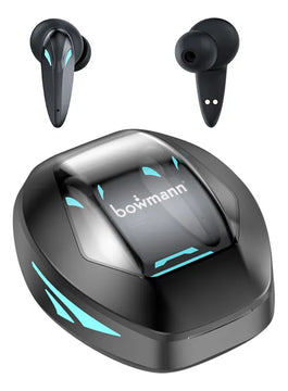 Audifonos Bluetooth Inalambricos Tws Tactil Bowmann Bw-tg09 Color Negro