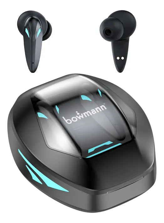 Audifonos Bluetooth Inalambricos Tws Tactil Bowmann Bw-tg09 Color Negro