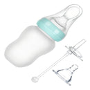 Tetero Biberón Contenedor Botella Cuchara Pitillo Chupo Silicona Grado Alimenticio Puré Compota Leche Jugo Agua Sin Ftalatos 180ml Infantíl Versatil Fácil Manipulación Resistente Alta Temperatura