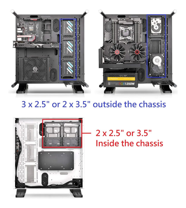 Gabinete Atx De Vidrio Templado Thermaltake Core P3 Atx | Vi