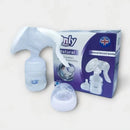 Extractor De Leche Manual + Pezoneras Par Con Cajita