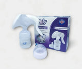 Extractor De Leche Manual + Pezoneras Par Con Cajita