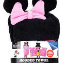Toalla Con Capucha Disney Para Niña Minnie Mouse Rosa Chicle