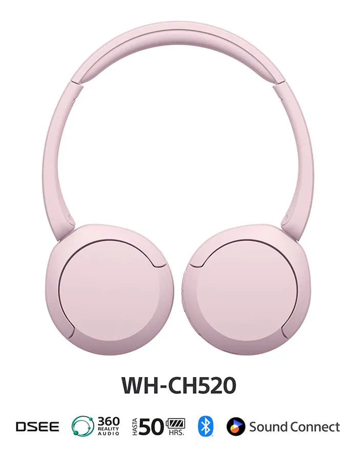 Audífonos Inalámbricos Wh-ch520 Rosado Sony